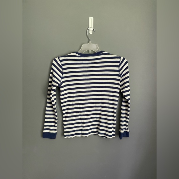 Mini Boden Boys Henley Striped Long Sleeve Size 13-14Y - Picture 3 of 3